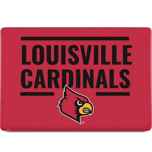 University of Louisville Cardinals Striped MacBook Skins